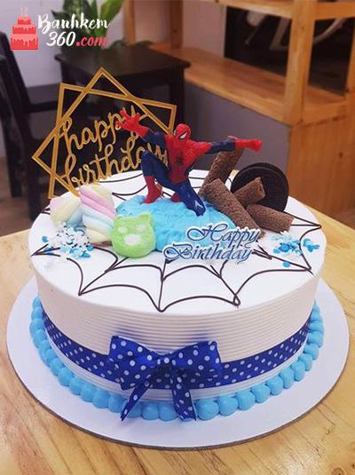 Bánh sinh nhật siêu nhân - Anh hùng xuất chiêu