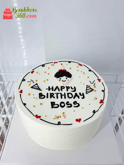 Bánh kem 360 - Mừng sinh nhật sếp