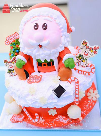 Bánh kem Noel - Santa Claus