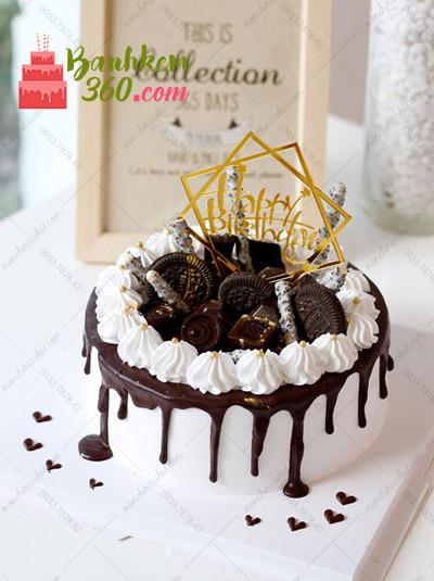 Những chiếc bánh sinh nhật socola tuyệt đẹp - Bánh gato chocolate | VFO.VN