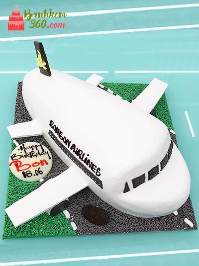 Bánh sinh nhật máy bay - Vòng quanh thế giới