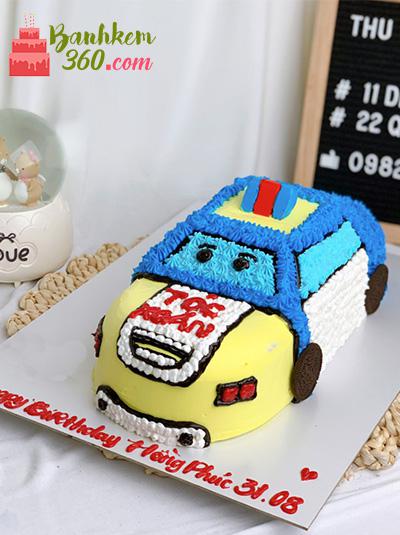 Bánh sinh nhật ô tô - Xe đua tài ba