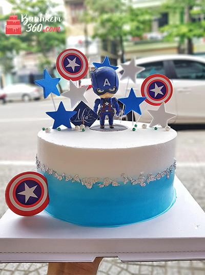 Bánh sinh nhật siêu nhân - Anh hùng xông pha