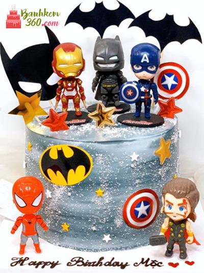 Bánh sinh nhật siêu nhân - Bảo vệ thế giới