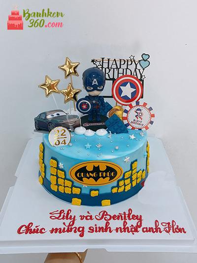 Bánh sinh nhật siêu nhân - Người hùng thành phố