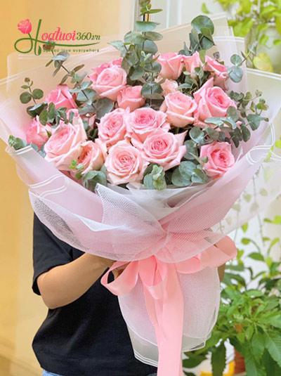 Bó hoa hồng Ohara Lady