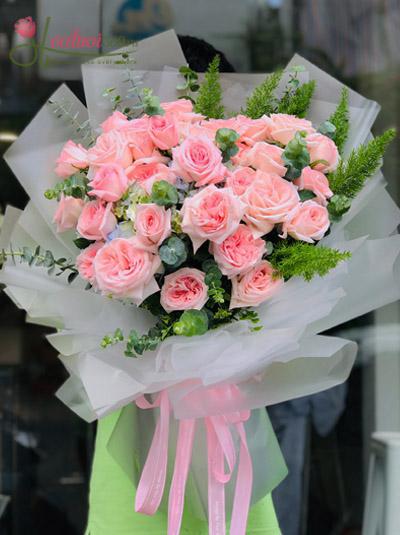 Bó hoa hồng Ohara Rose