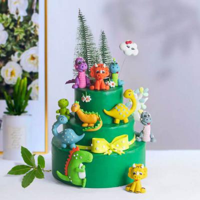 Bộ sưu tập bánh sinh nhật khủng long dành cho các bé nhỏ