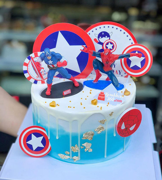 Bánh sinh nhật siêu nhân - Chiến binh gan dạ