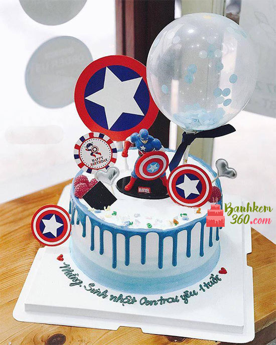 Bánh sinh nhật siêu nhân - Siêu nhân tốt bụng