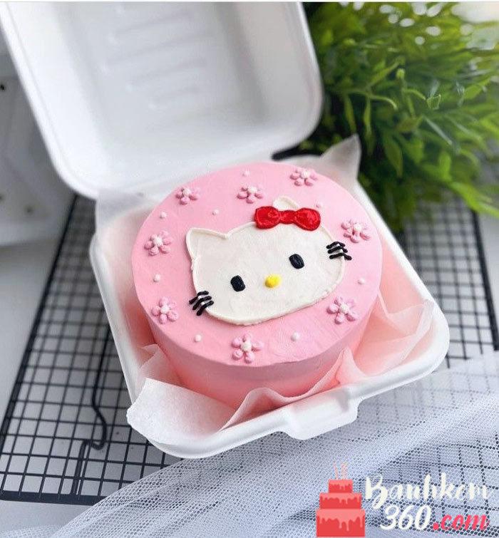 Bánh kem Hello Kitty mini đáng yêu