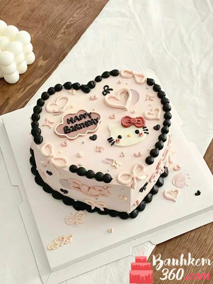 bánh sinh nhật hello kitty theo yêu cầu