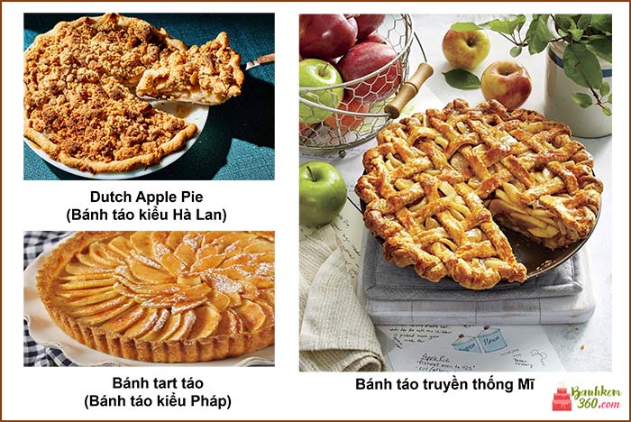 Bánh táo có nhiều phiên bản độc đáo