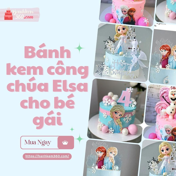 Tại sao bánh kem công chua Elsa phổ biến