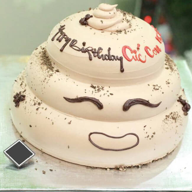 18 Hình ảnh bánh kem sinh nhật BỰA  HÀI XỈU tặng BẠN BÈ  Bánh kem mùi vị  Việt  Banhngotvn