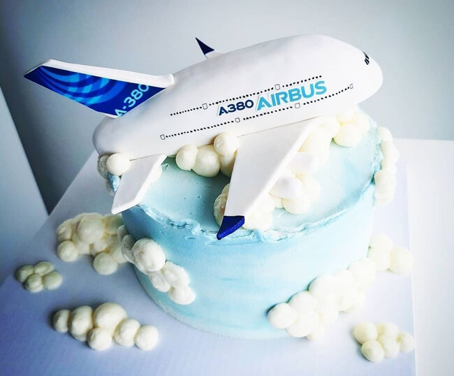 Bánh sinh nhật hình máy bay siêu đẳng