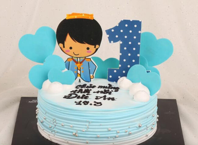 Hình bánh sinh nhật cute dành cho bé trai đáng yêu, xinh xắn