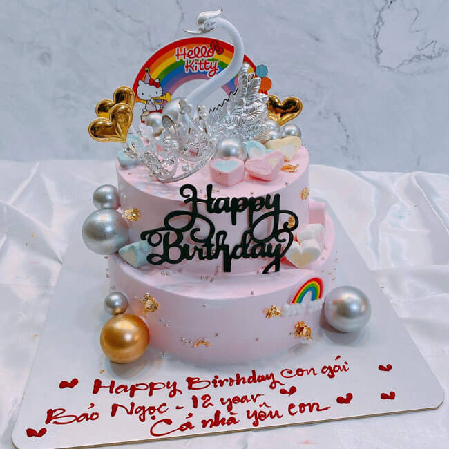 Mẫu bánh kem mô hình, bánh sinh nhật giả, 2 tầng, phù hợp cho tiệc sinh nhật,  chụp ảnh , quay MV | Shopee Việt Nam