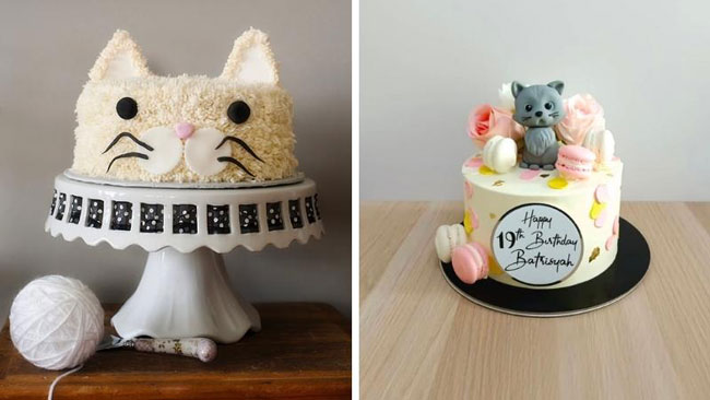 Bánh gato sinih nhật 3d hình con mèo dễ thương độc lạ dành tặng sinh nhật  người tuổi mèo 5453  Bánh sinh nhật kỷ niệm