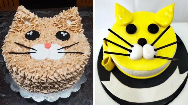 Bánh sinh nhật vẽ hình chú mèo máy đoremon đang chào dễ thương dành bé tuổi  mẹo và yêu thích phim hoạt hình MS V-0130 - Tiệm Bánh Chon Chon