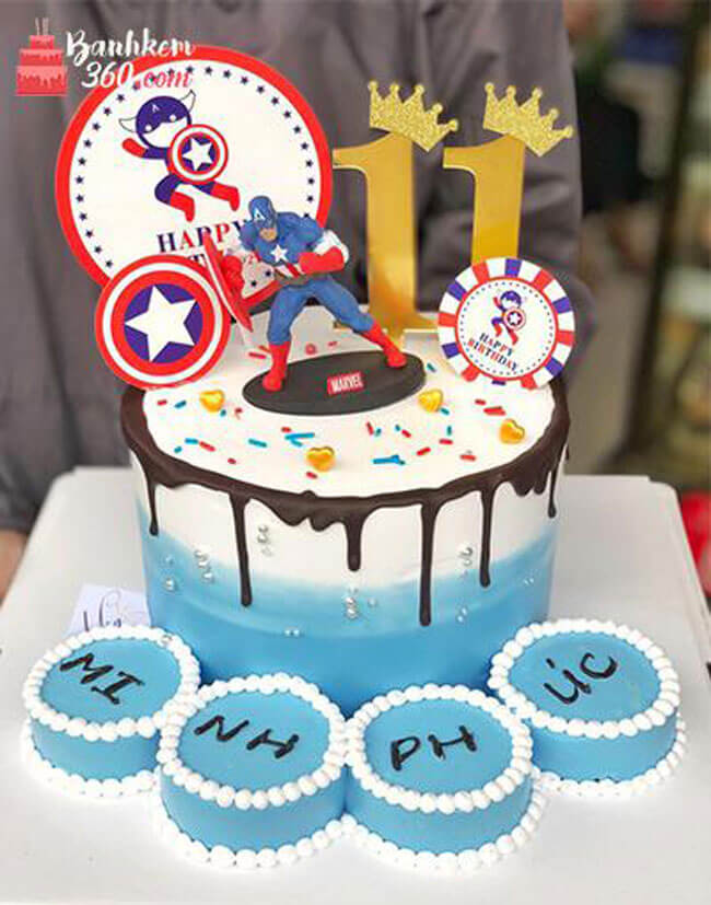 bánh sinh nhật siêu nhân nhện đẹp thiết kế theo yêu cầu