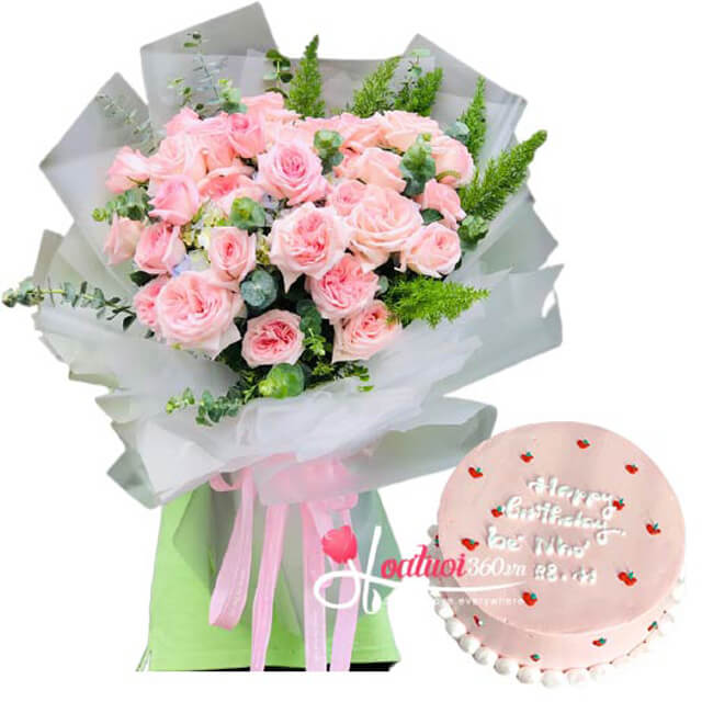Dành tặng bạn gái/vợ bó hoa tươi thắm thay lời cảm ơn