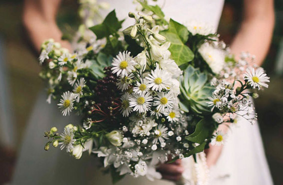 Hoa cưới từ hoa thạch thảo